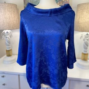 Le Paris top, sz xl, fits like med, blue